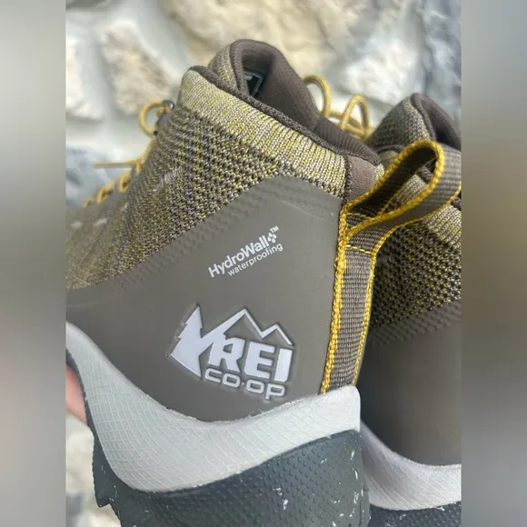 REI Co-op Flash Hiking Boots Mens Size 8.5 Waterproof Trail Shoes Outdoor Active