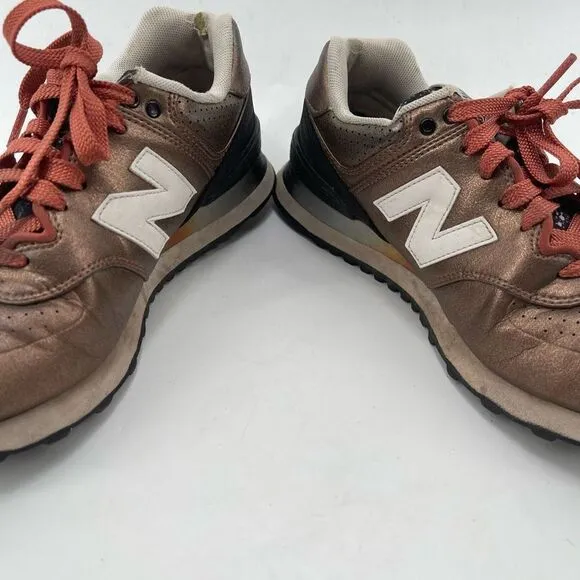 Revolve New Balance Womens Sneakers Shoes 574 Running Athletic Gradient Copper B