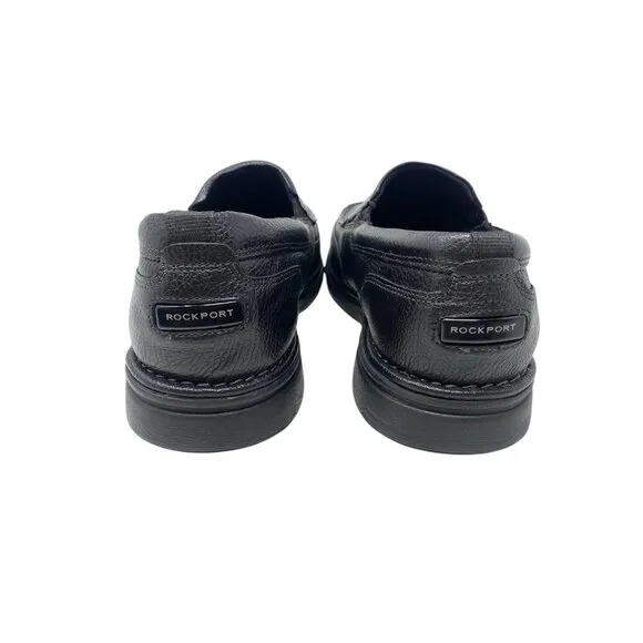 Rockport Men's Eureka Plus Slipon Oxford - Black Size 11W NEW Dress Shoes Casual