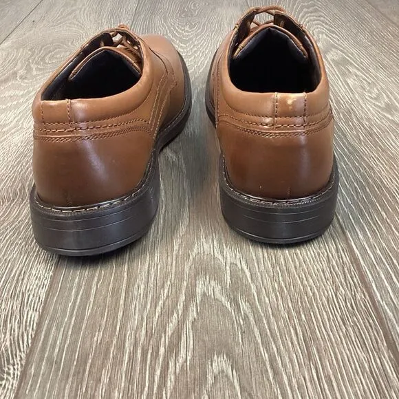 Rockport NEW Tanner Plain Toe Cognac Oxfords trutech mens NEW‎ shoes 13 M Brown