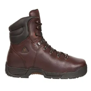Rocky Mens Mobilite Steel Toe Waterproof Oil-Resistant Brown Boots (NWT)