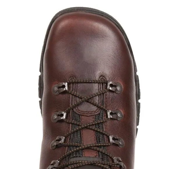 Rocky Mens Mobilite Steel Toe Waterproof Oil-Resistant Brown Boots (NWT)