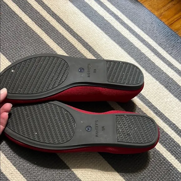 Rothy's Red Flats Versatile and Comfortable