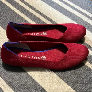 Rothy's Red Flats Versatile and Comfortable