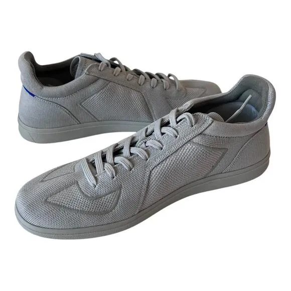 Rothy’s Rs01 Men Lace Up Sneaker Gray Shoes Size 11