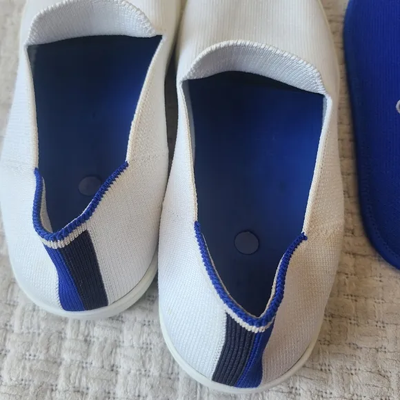 Rothy's The Original Slip On Sneakers Casual White Women's Size 7.5