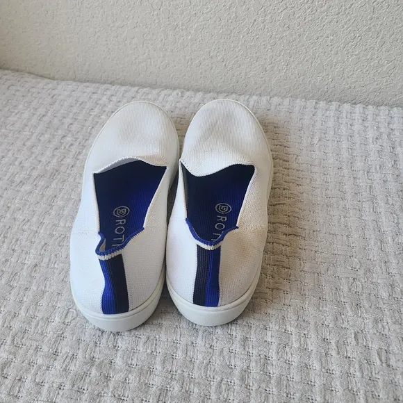 Rothy's The Original Slip On Sneakers Casual White Women's Size 7.5