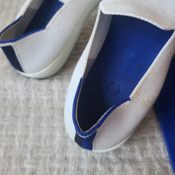 Rothy's The Original Slip On Sneakers Casual White Women's Size 7.5