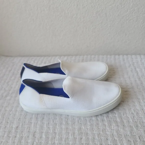 Rothy's The Original Slip On Sneakers Casual White Women's Size 7.5