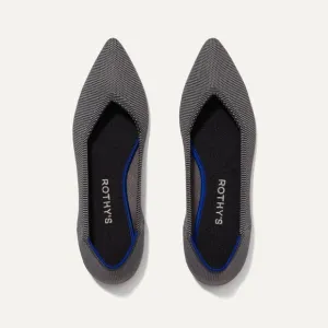 Rothy’s The Point in Cloud Grey Birdseye Sz 7