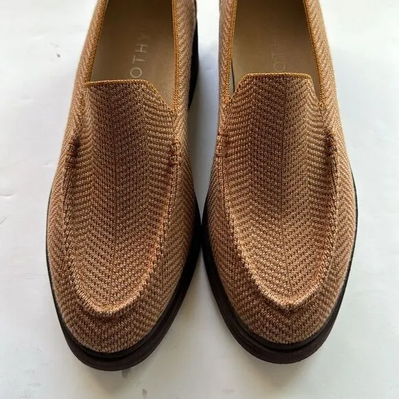 Rothy’s Women’s Size 7.5 The Lug Loafer Flat Oxford Herringbone Teak Merino Wool