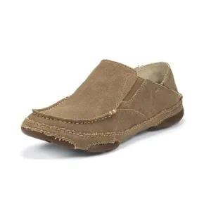 RR3025: MEN'S TONY LAMA CASUAL SHOES - CANVAS WINTER WHEAT Size 10 EUC