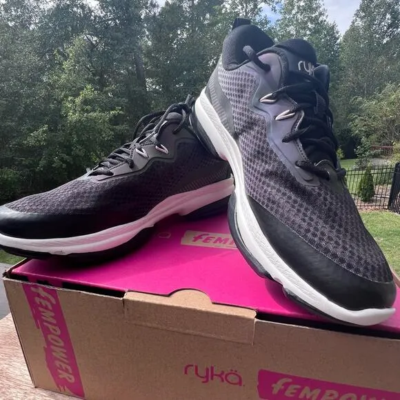 Ryka Women's Daze XT, Black Athletic Shoes, Size 8 M, NIB