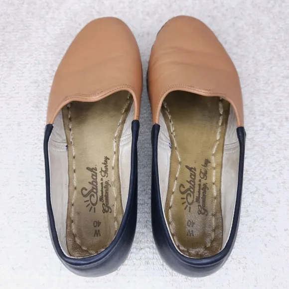 SABAH Handmade Leather Flats EU 40 Loafers