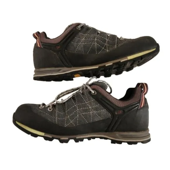 Salewa GTX-Pelle Mountain Trainer Hiking Shoes Carbon Mint Suede Women's Size 8