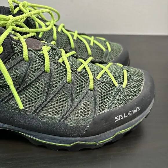 Salewa Mountain Trainer Lite GTX Men’s Size 10 Walking Shoes Green Myrtle Hiking