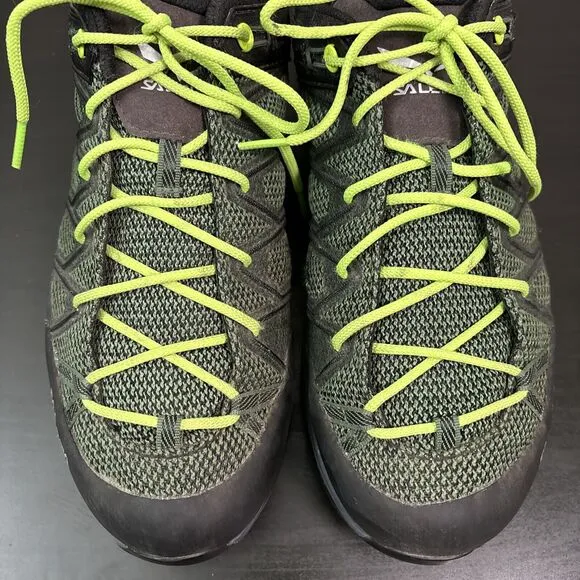 Salewa Mountain Trainer Lite GTX Men’s Size 10 Walking Shoes Green Myrtle Hiking