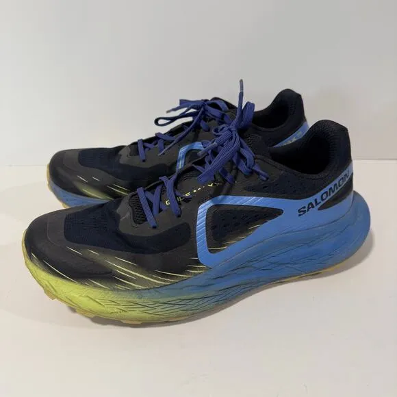 Salomon Men's Glide Max TR Trail Running Shoes Blue Black 10 Outdoor Hike