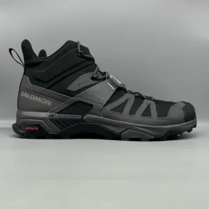 Salomon X Ultra 4 Mid GTX Gore-Tex Size 10.5 WATERPROOF Black Hiking Boot Trail