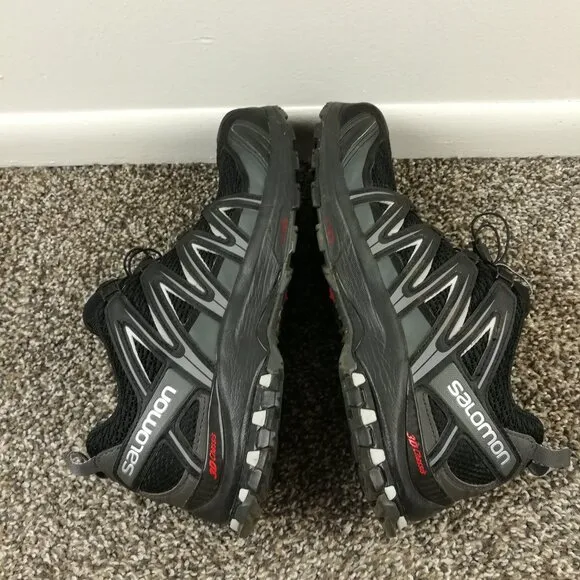 Salomon XA Pro 3D Trail Hiking Outdoor Running Shoes Black Mens Size 8