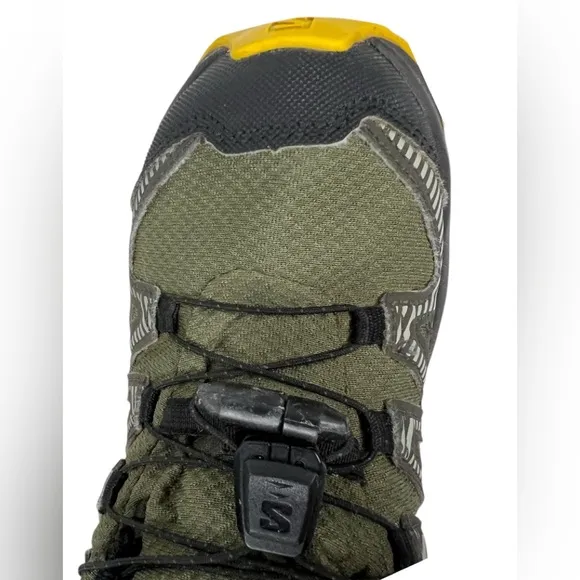 Salomon XA Pro Trail Shoes Youth Size US 1.5 Kids Green CS Waterproof  Hiking