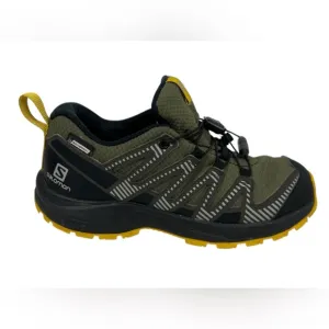 Salomon XA Pro Trail Shoes Youth Size US 1.5 Kids Green CS Waterproof  Hiking