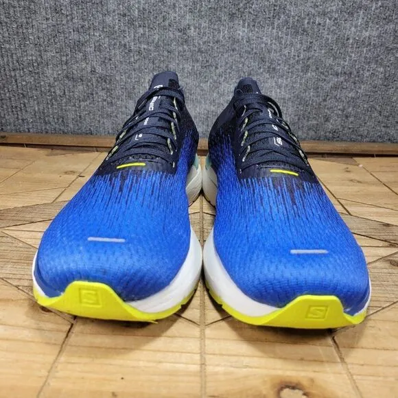 Salomon Mens Size 12 Sonic 4 Accelerate Athletic Minimalist Running Shoes Blue