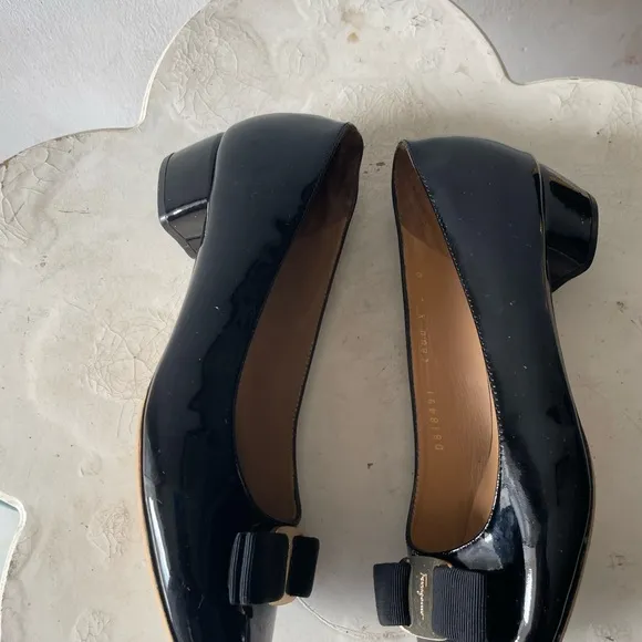 Salvatore Ferragamo Black with Bow Detail