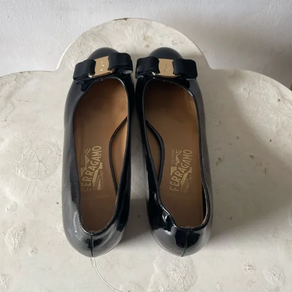 Salvatore Ferragamo Black with Bow Detail