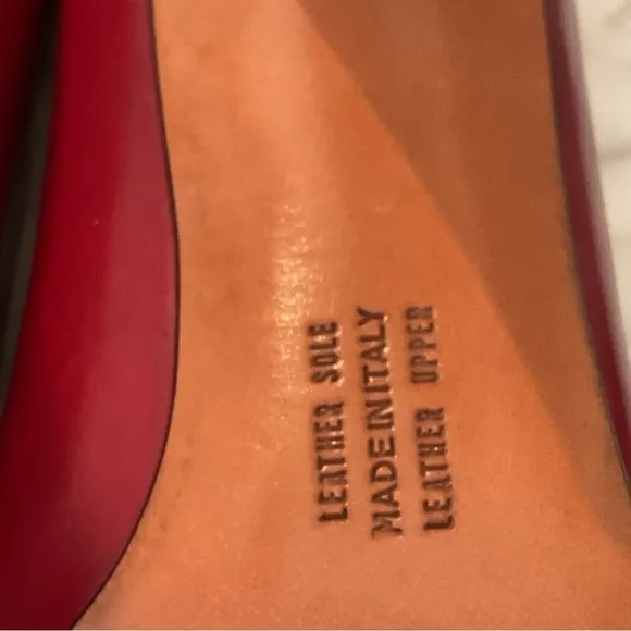 Salvatore Ferragamo low heel  pump GENUINE vintage buttery leather, Italian Made