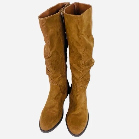 Sam Edelman Pia Sylvia Saddle Boots in Tan, Big Kids Size 3