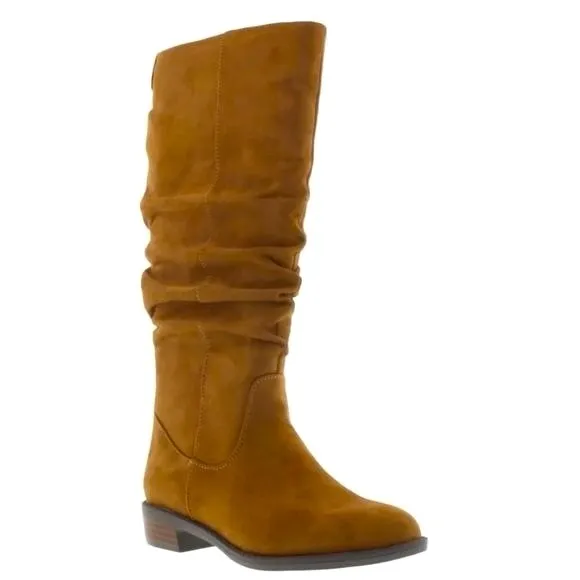 Sam Edelman Pia Sylvia Saddle Boots in Tan, Big Kids Size 3