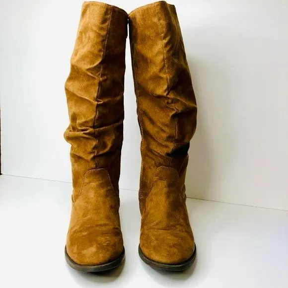 Sam Edelman Pia Sylvia Saddle Boots in Tan, Big Kids Size 3
