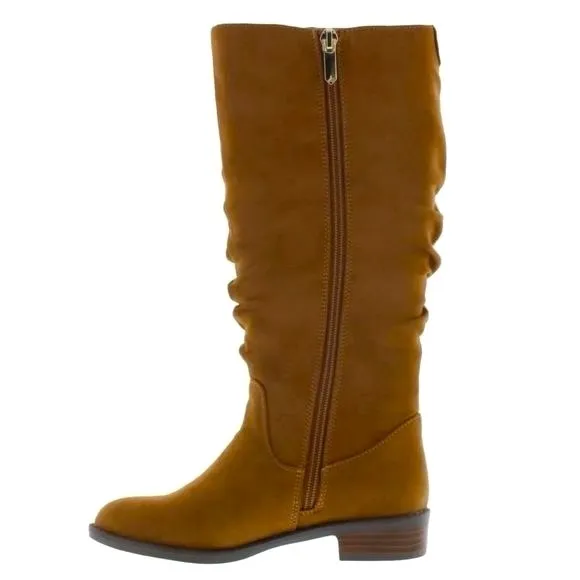 Sam Edelman Pia Sylvia Saddle Boots in Tan, Big Kids Size 3