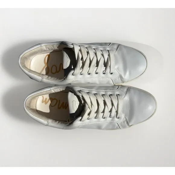 Sam Edelman Women’s Ethyl Bright White Sneakers/Shoes Size 8.5M