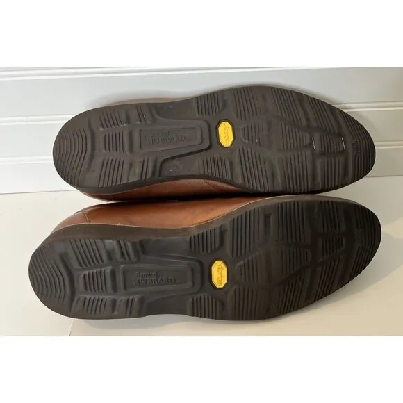 Samuel Hubbard Mens Brown Penny Loafer Leather Slip On Shoes Vibram Sole 10 M