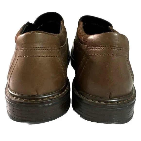 SAS Step Slip On Loafers Brown Leather Men's Sz 10W New Balance Insoles $255