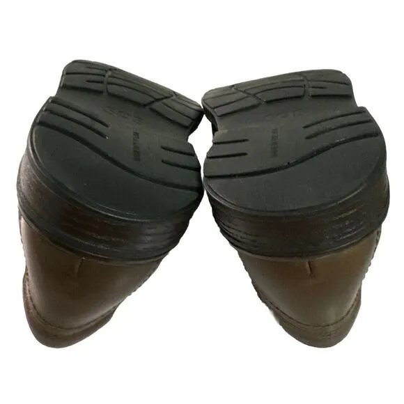 SAS Step Slip On Loafers Brown Leather Men's Sz 10W New Balance Insoles $255