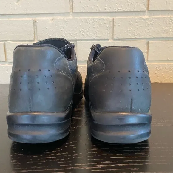 SAS Walk Easy Tripad Comfort Black Leather Nero Sneaker Shoes Womens Sz 10 N