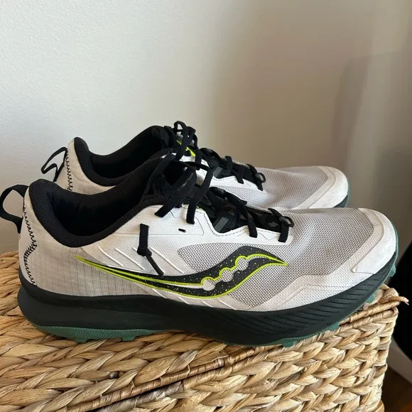 Saucony Blaze TR Fog Black Size 13 Some Imperfections Comfy Running Shoes