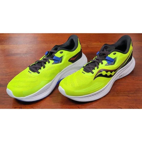 Saucony Guide 15 Acid/Blue Raz Men's Size 11.5 Running Shoes S20684-25, New