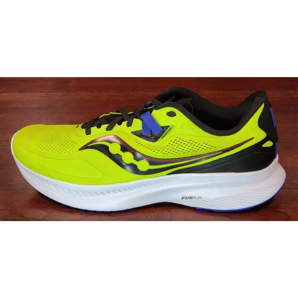 Saucony Guide 15 Acid/Blue Raz Men's Size 11.5 Running Shoes S20684-25, New