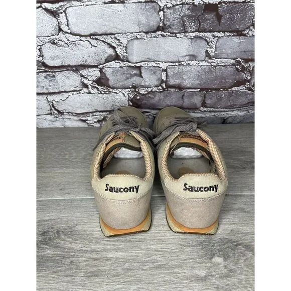 Saucony Jazz Low Pro Gray Synthetic Lace Running Shoes Women 10M US/42EU 1887-15