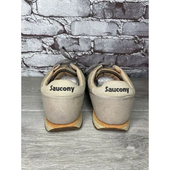 Saucony Jazz Low Pro Gray Synthetic Lace Running Shoes Women 10M US/42EU 1887-15