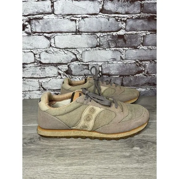 Saucony Jazz Low Pro Gray Synthetic Lace Running Shoes Women 10M US/42EU 1887-15