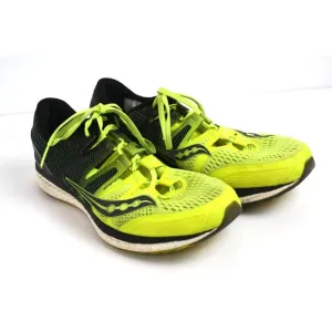 Saucony Liberty 150 Everun Lime Green &amp; Black Sneakers Trainers Men's sz 11