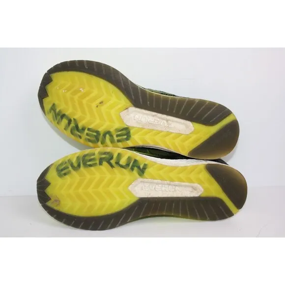 Saucony Liberty 150 Everun Lime Green &amp; Black Sneakers Trainers Men's sz 11