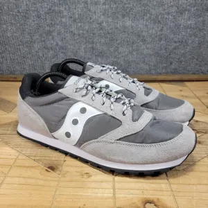 🔥Saucony Mens Jazz Low Pro Suede Athletic Shoes Training Gray Blue Size 11.5 US