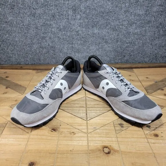 🔥Saucony Mens Jazz Low Pro Suede Athletic Shoes Training Gray Blue Size 11.5 US