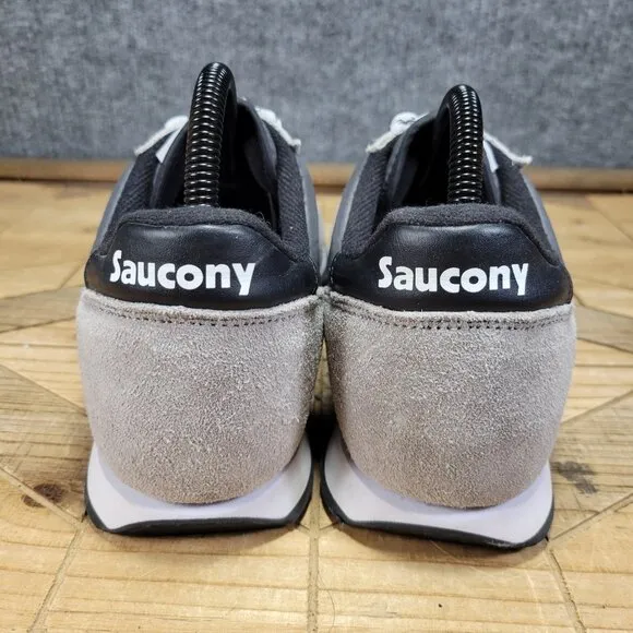 🔥Saucony Mens Jazz Low Pro Suede Athletic Shoes Training Gray Blue Size 11.5 US